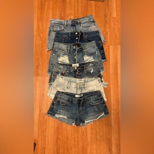 Size 2-4 denim shorts | $165 shipped on V